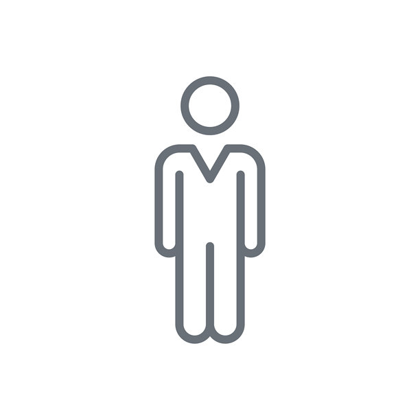 男士图标：男性符号线条图标图片下载