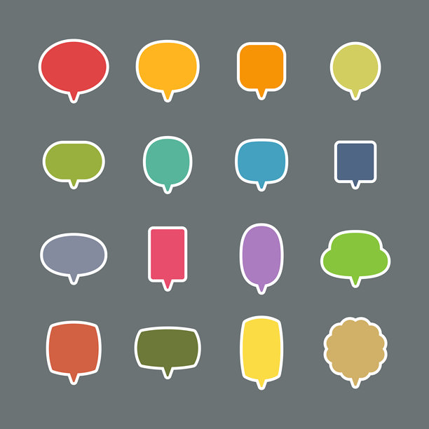 气泡图标图片下载