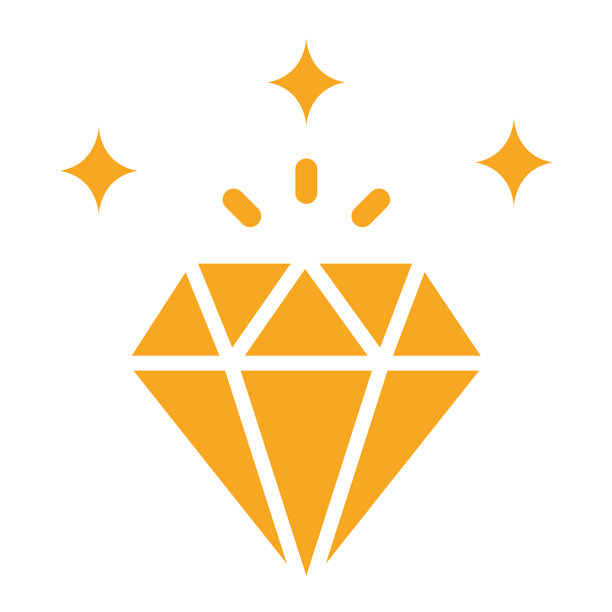 钻石矢量图标设计插画图片下载