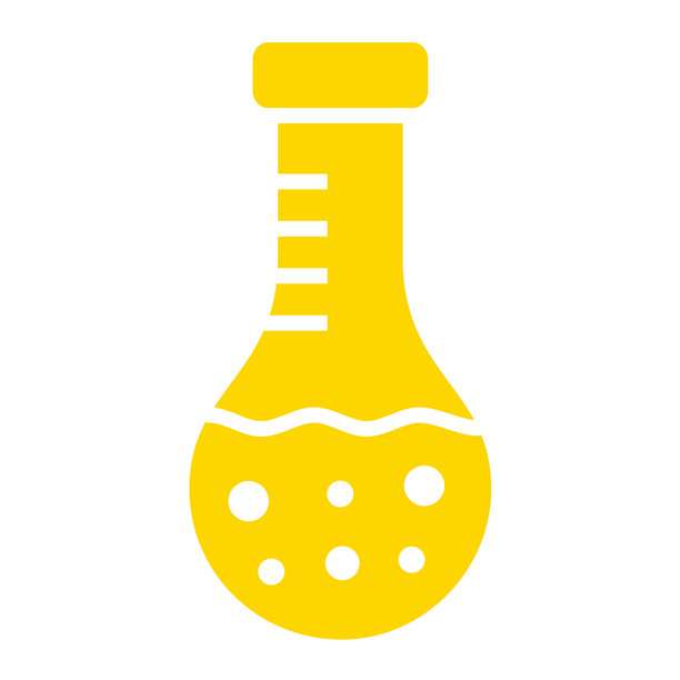 圆底烧瓶矢量图标设计插画图片下载