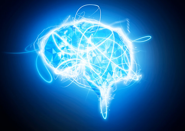 人工智能与数字大脑的3D插画——科技与创新的象征图片下载