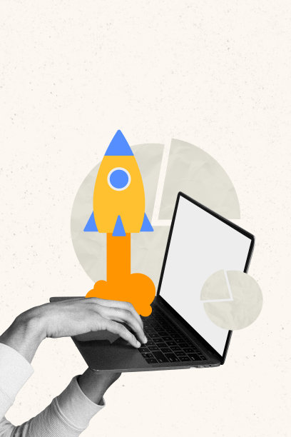趋势图片拼贴：手工按键、笔记本电脑、自由职业者编程、火箭发射图表、项目建立图片下载