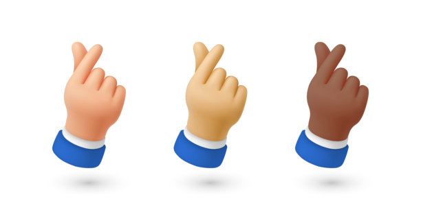 矢量3D手指比心手势集合。展示爱与欣赏的韩式手指心插画。适用于社交媒体、K-Pop、消息设计的可爱手势。逼真的矢量图标。图片下载