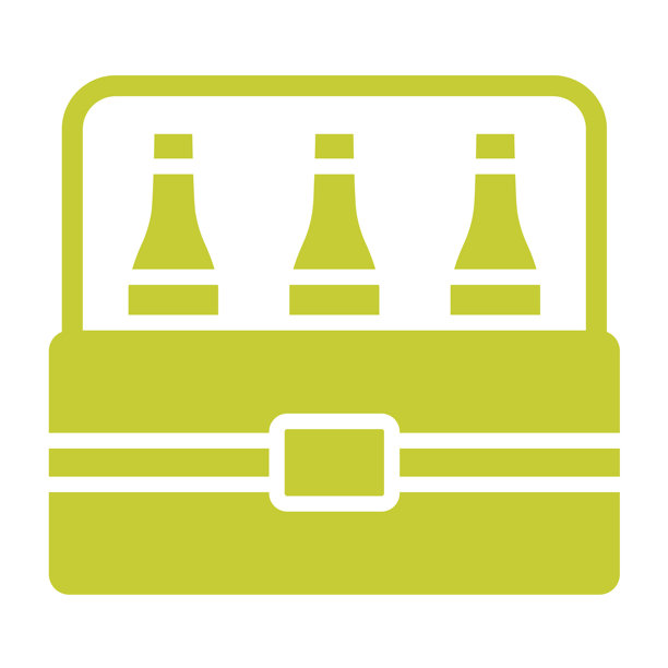 啤酒盒矢量图标设计插画图片下载