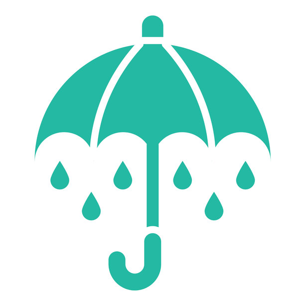 雨伞矢量图标设计插画图片下载