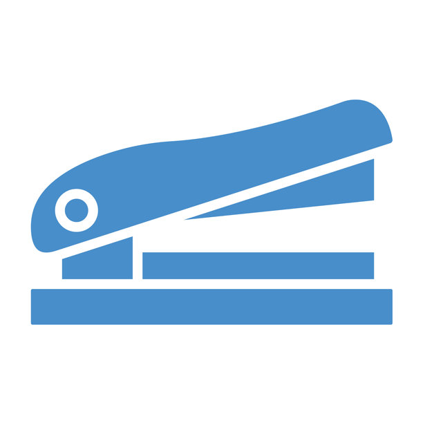 订书机矢量图标设计插画图片下载