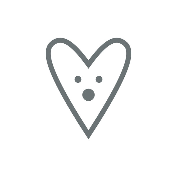 不同心情的心形表情符号图标图片下载