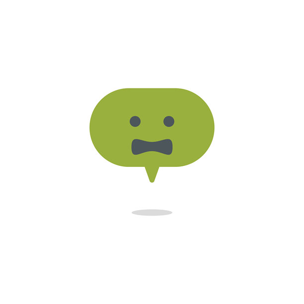 语音泡泡上的表情符号图片下载