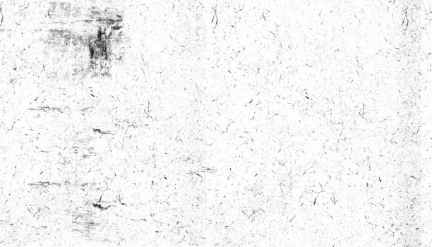 此图片具有纹理、做旧的白色背景，带有黑色斑点和划痕，营造出颓废效果。图案抽象而混乱。图片下载