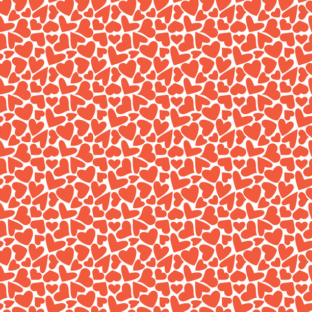心形无缝图案图片下载