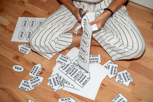 黑色星期五广告素材的准备图片下载