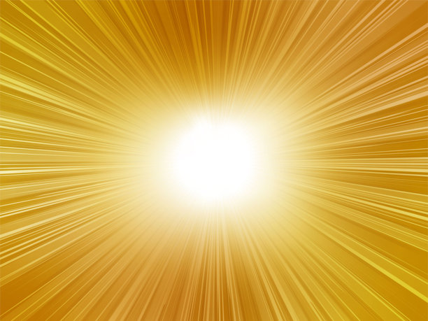 金色光芒爆发抽象背景插画图片下载