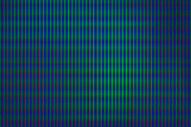 LED屏幕表面点状显示背景光，电视像素图案屏幕和视频墙，电视背景图片下载