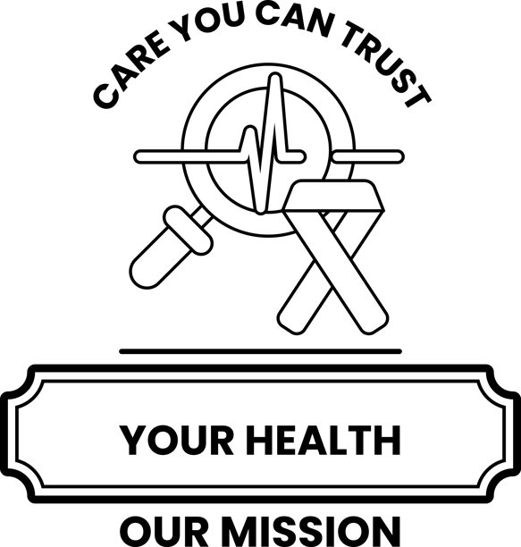 一颗心形图案，旁边放着放大镜和锤子，黑白图片图片下载