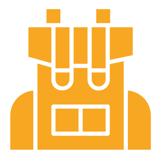 背包矢量图标设计插画图片下载