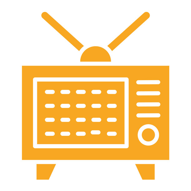 电视矢量图标设计插画图片下载