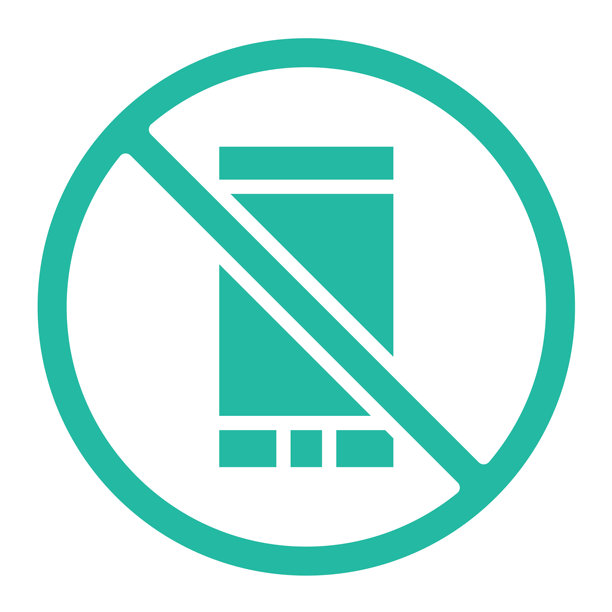 禁止致电矢量图标设计插画图片下载