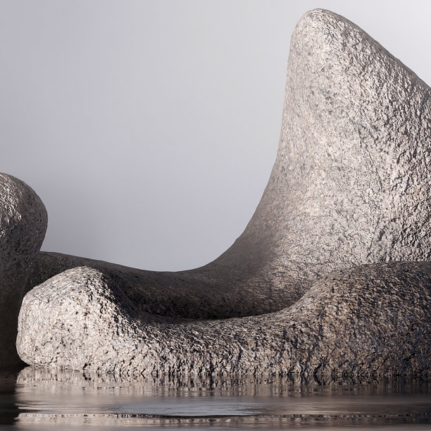 产品展示台阶3D渲染图图片下载