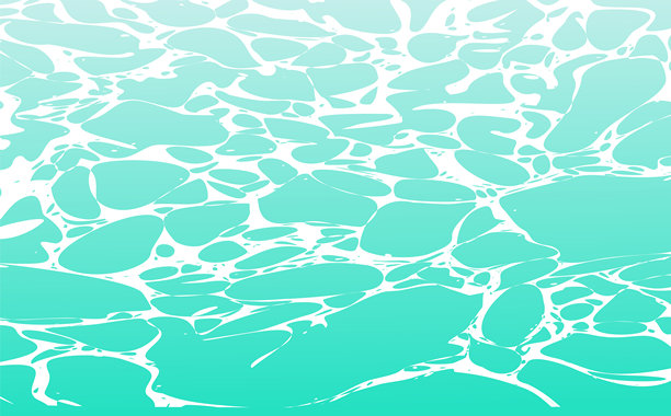 水面纹理矢量图。海浪和波纹的插画。具有不规则有机图案的海洋自然背景图片下载