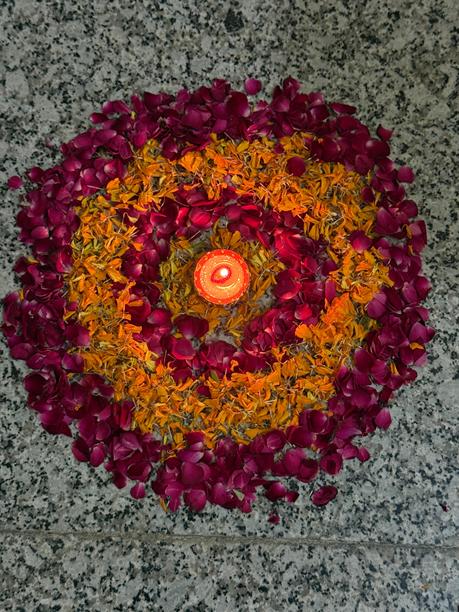 排灯节的花卉装饰 - 高清图库照片图片下载