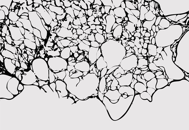 抽象黑色纹理背景，泼墨液体纹理矢量图，大理石纸效果，灰色背景上的有机树脂网格图片下载