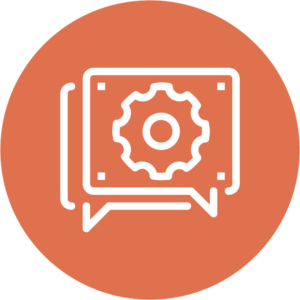 现代在线技术支持平面线条矢量插画图标设计理念。手机和网页图形图标。平面符号，Logo创意理念。简洁干净的平面象形图。图片下载