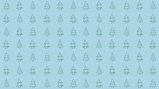 浅蓝色背景上的圣诞树插画图片下载