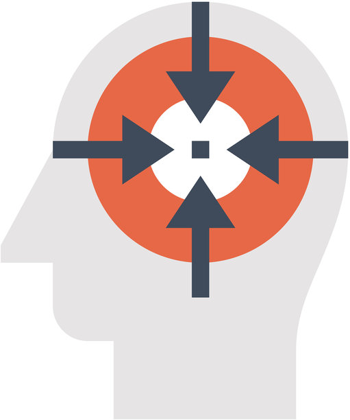 现代专注的线条矢量插画图标设计理念。移动端和网页图形图标。扁平化符号，创意Logo概念。简洁扁平的象形图。图片下载