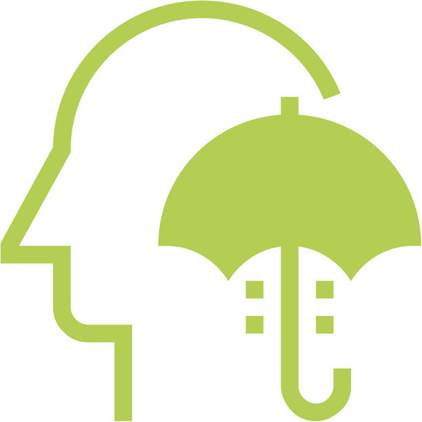 现代风险管理扁平化线条矢量插画图标设计理念。移动端和网页图表图标。扁平化符号、Logo创意概念。简洁干净的扁平化象形图图片下载