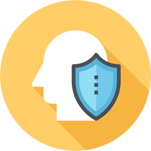 现代保险扁平化线条矢量插画图标设计概念。移动端与网页图形图标。扁平化符号、Logo创意概念。简洁干净的扁平化象形图图片下载