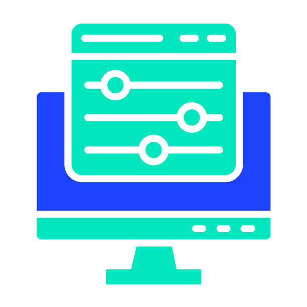 颜色控制矢量图标设计插画图片下载