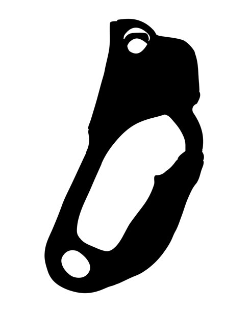 矢量插画，剪影攀岩器。登山和运动旅游装备。图片下载