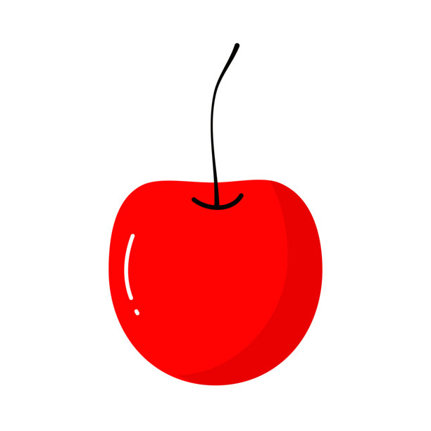 樱桃水果插画图片下载