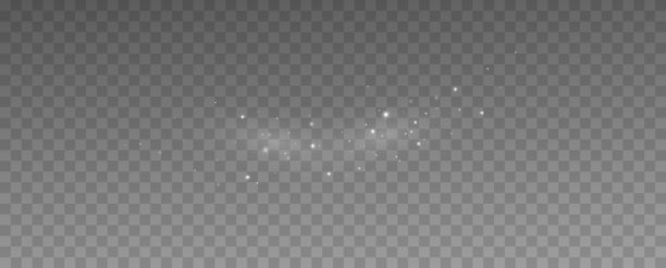 发光特效。矢量插画。圣诞闪光。灰尘图片下载