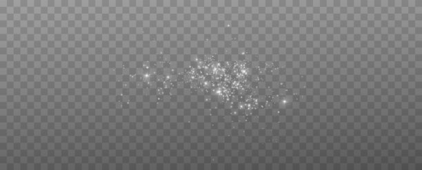 发光效果。矢量插画。圣诞闪光。灰尘图片下载