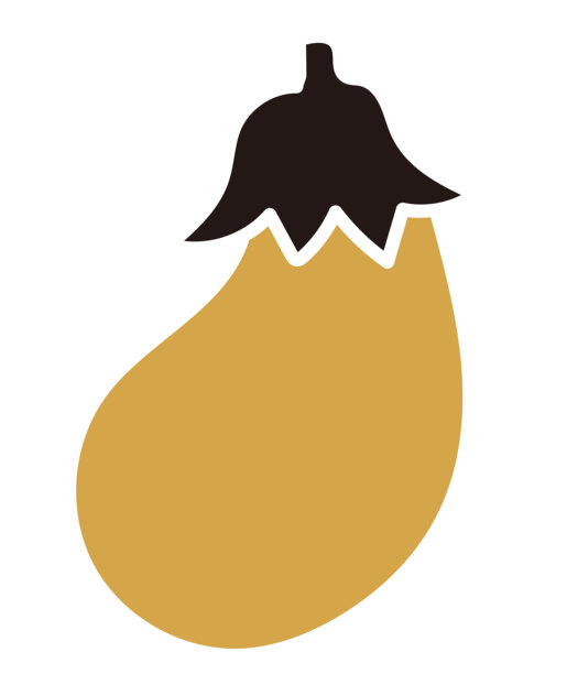 新年贺卡茄子插画素材图片下载