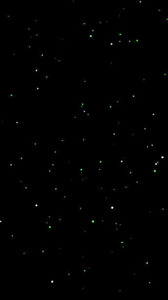 黑色背景上的闪光纸屑插画图片下载