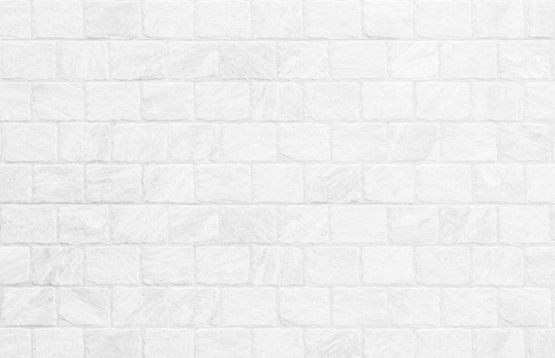 白色砖墙背景照片。复古白漆砖墙纹理，石头瓷砖块，灰色浅色壁纸，现代室内外和背景设计纹理。图片下载