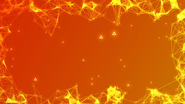 抽象数字流粒子。网络连接背景。大数据可视化。科技背景。3D渲染。4K照片图片下载