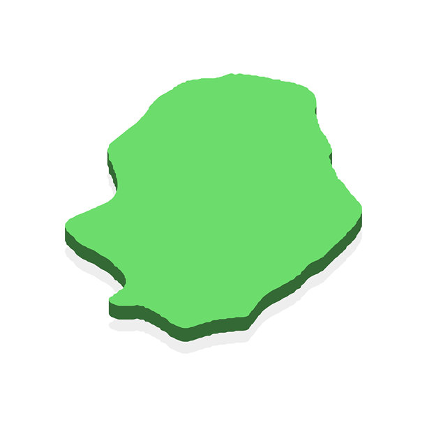 纽埃三维地图矢量素材设计模板。图片下载