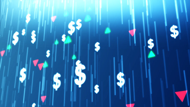 美元符号创意背景素材图片下载