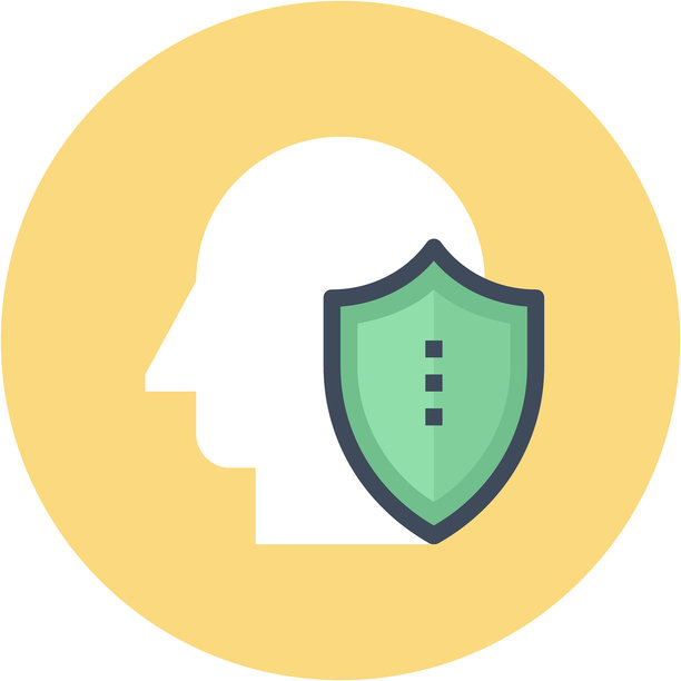 现代保险扁平化线条矢量插画图标设计理念。手机和网页图形图标。扁平化符号、Logo创意理念。简洁干净的扁平化象形图。图片下载