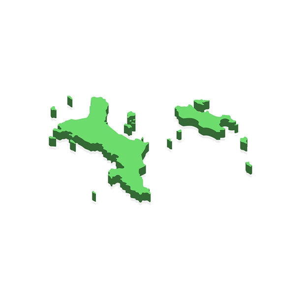 3D塞舌尔地图矢量素材设计模板图片下载