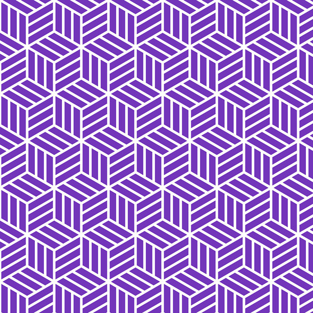 龟甲纹是一种日本传统图案。背景素材，纹理，无缝，紫色图片下载