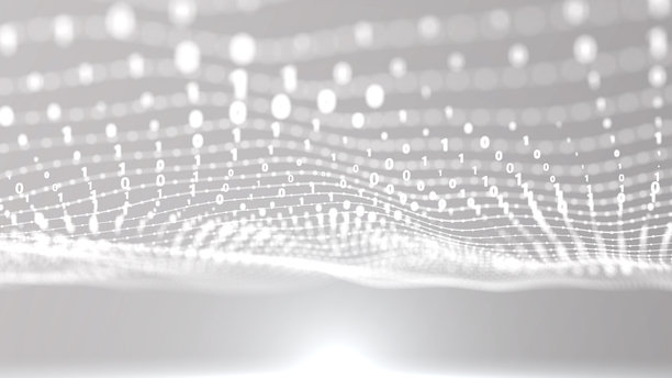 抽象数字技术背景。数字线框二进制代码图形背景 4K 照片图片下载