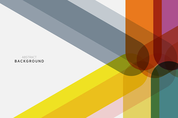 时尚几何曲线条纹装饰素材设计模板图片下载