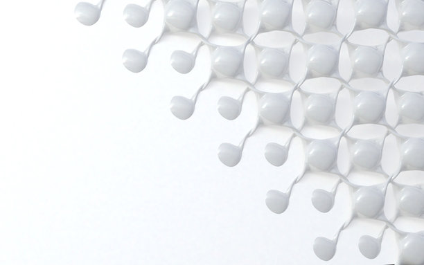 白色抽象背景。3D插画图片下载