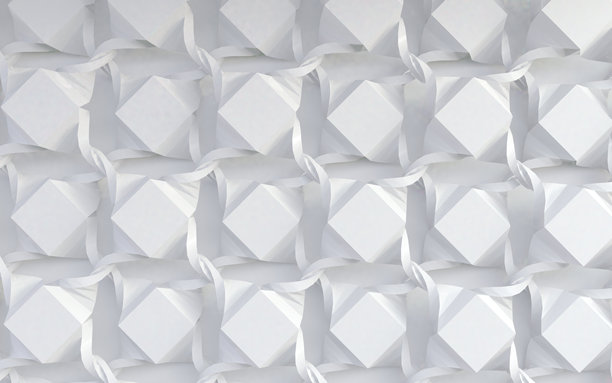 白色抽象背景。3D插画图片下载