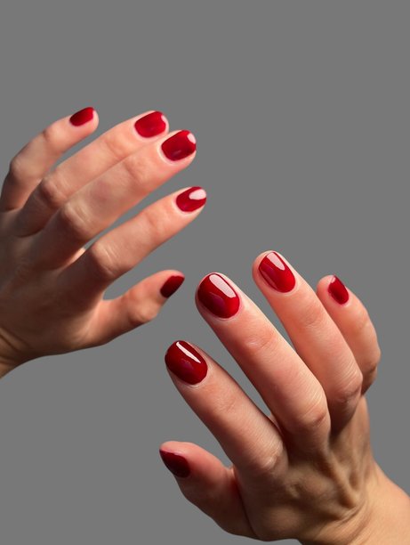 现代优雅手绘美甲，搭配创意时尚背景，适用于美容和时尚概念图片下载