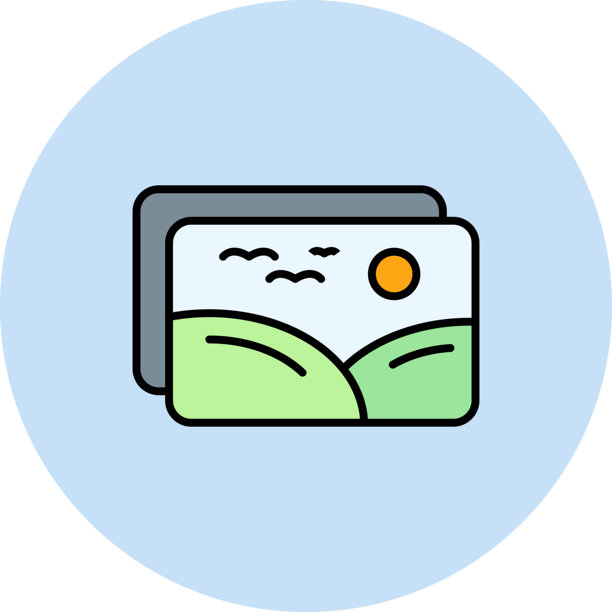 照片矢量图标图片下载